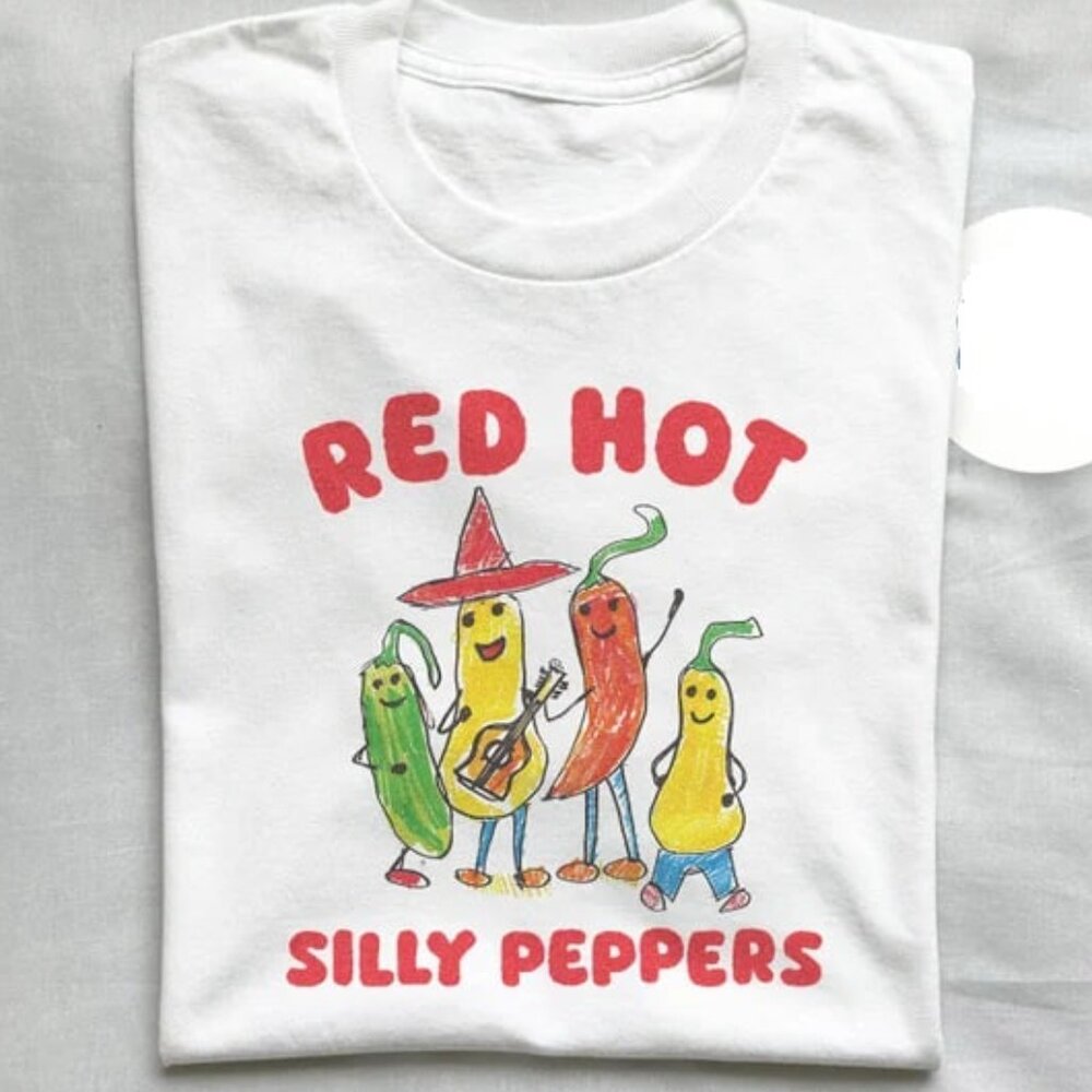 Silly Peppers, Unisex Tshirt, Funny Graphic Shirt
